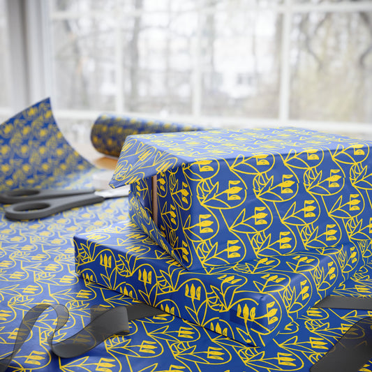 Tryzub wrapping paper (Flower)