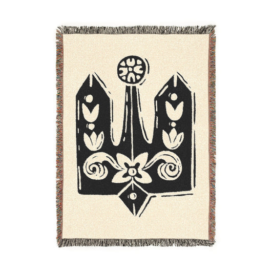 Trident print blanket