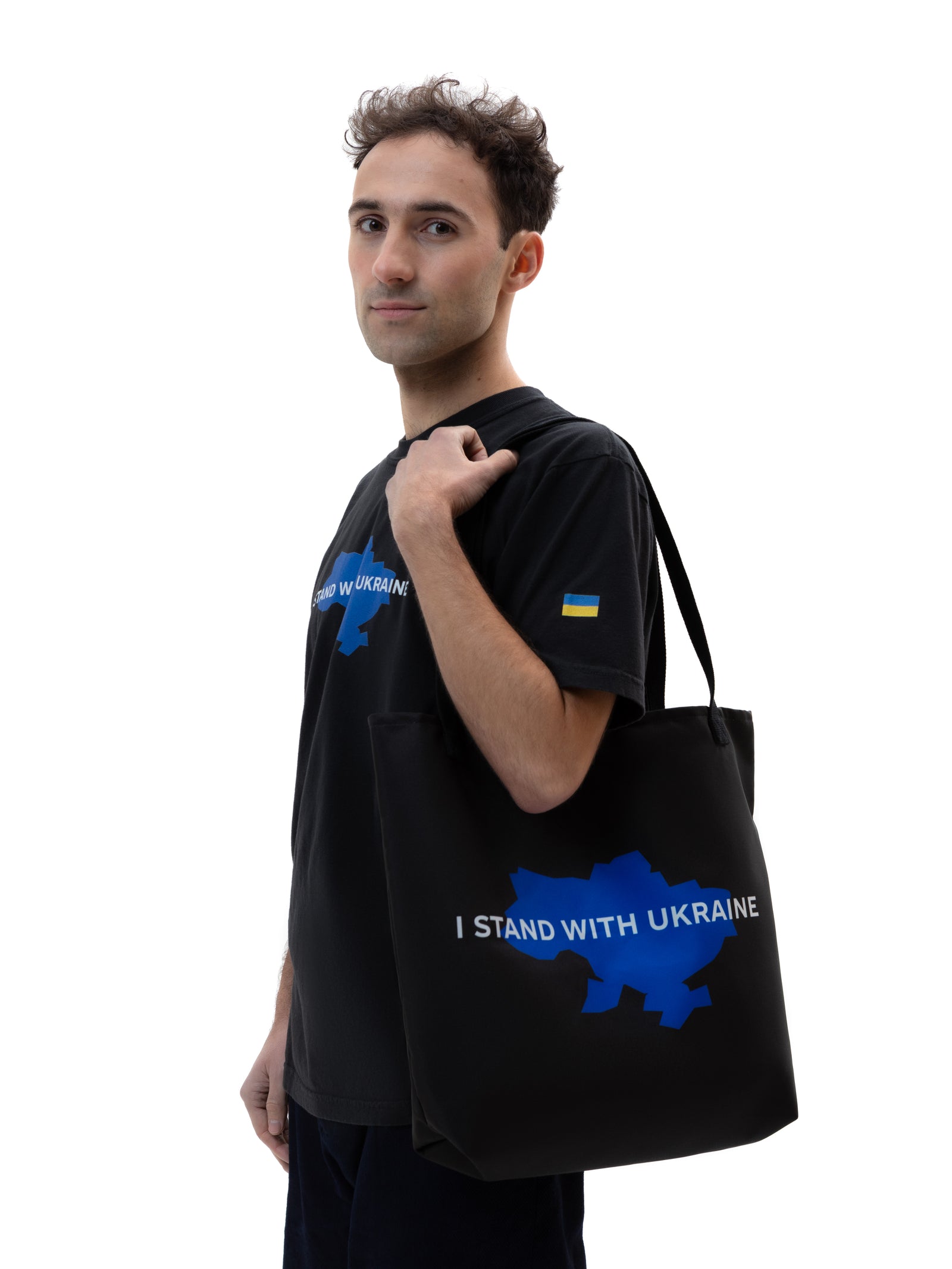 I Stand with Ukraine tote bag