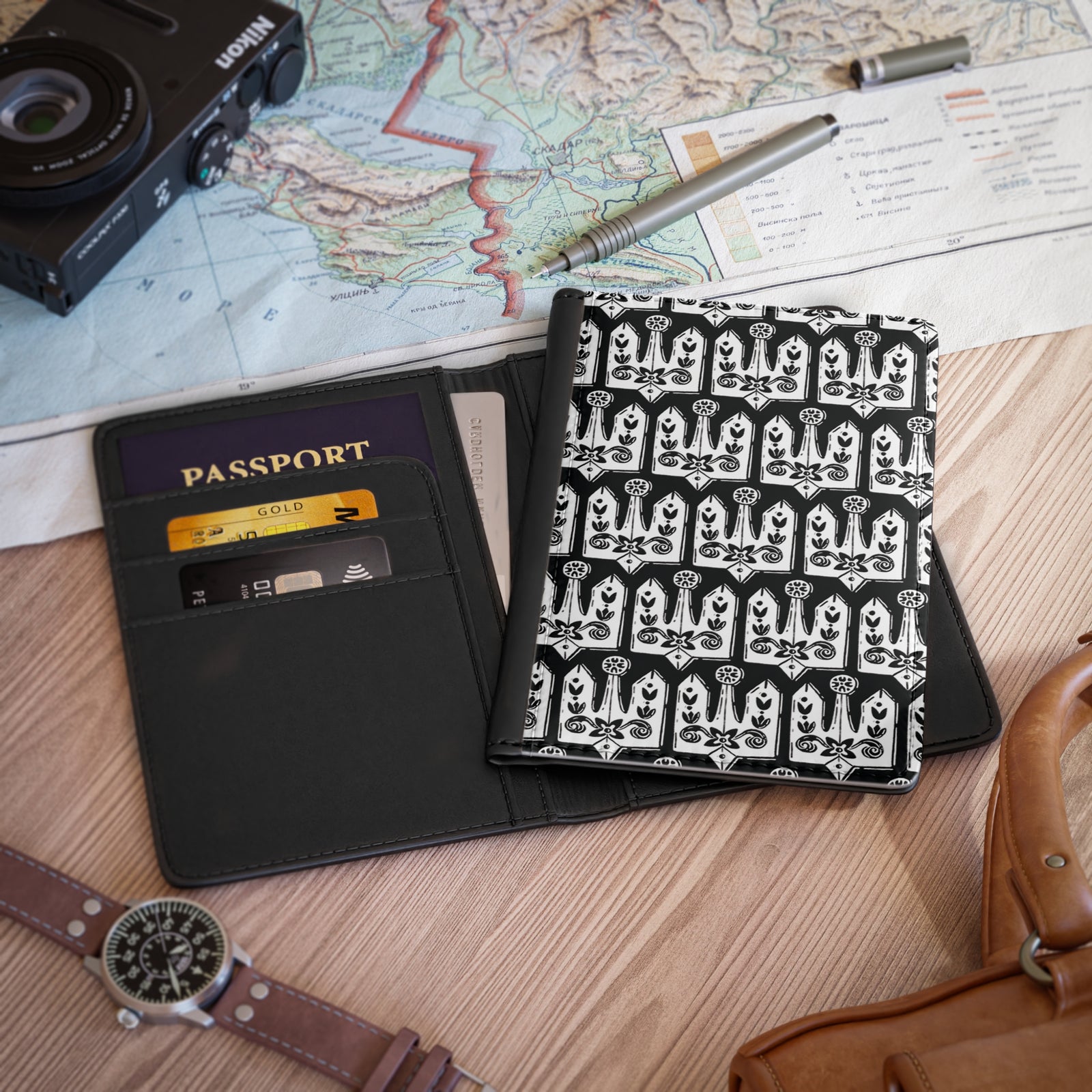 Ukrainian Trident Passport Cover