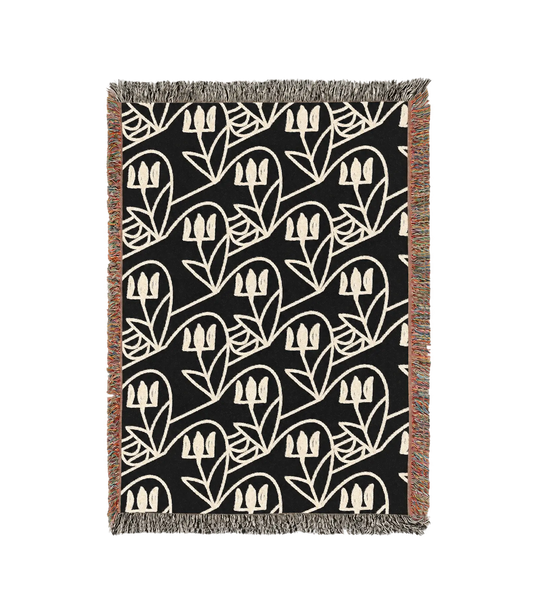 Trident Flower Blanket