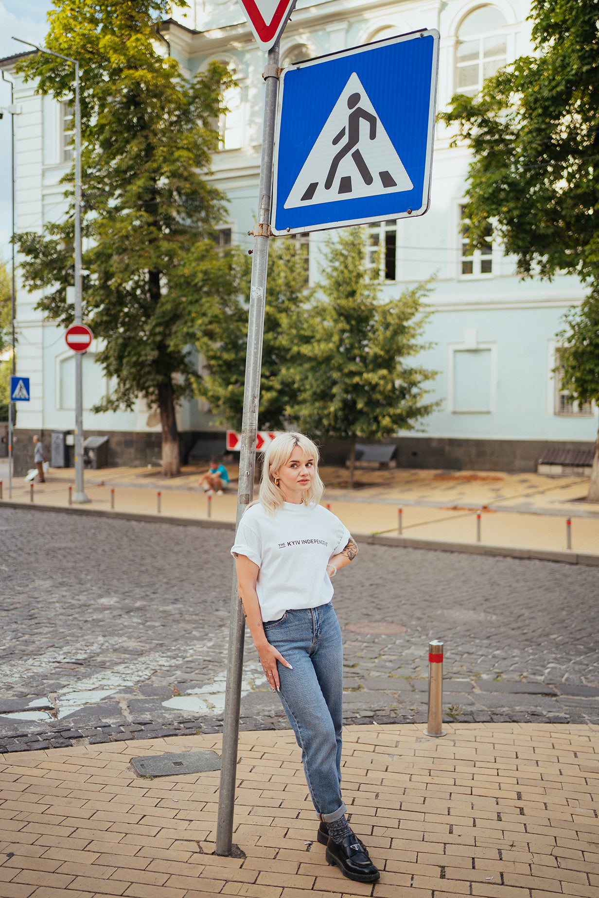 Kyiv Independent logo T-shirt