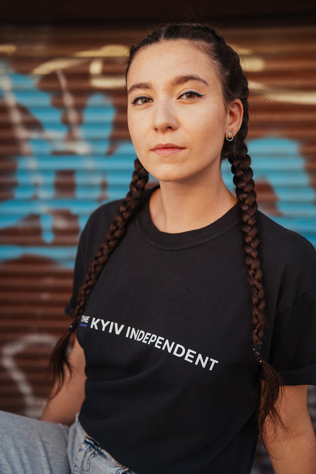 Kyiv Independent logo T-shirt