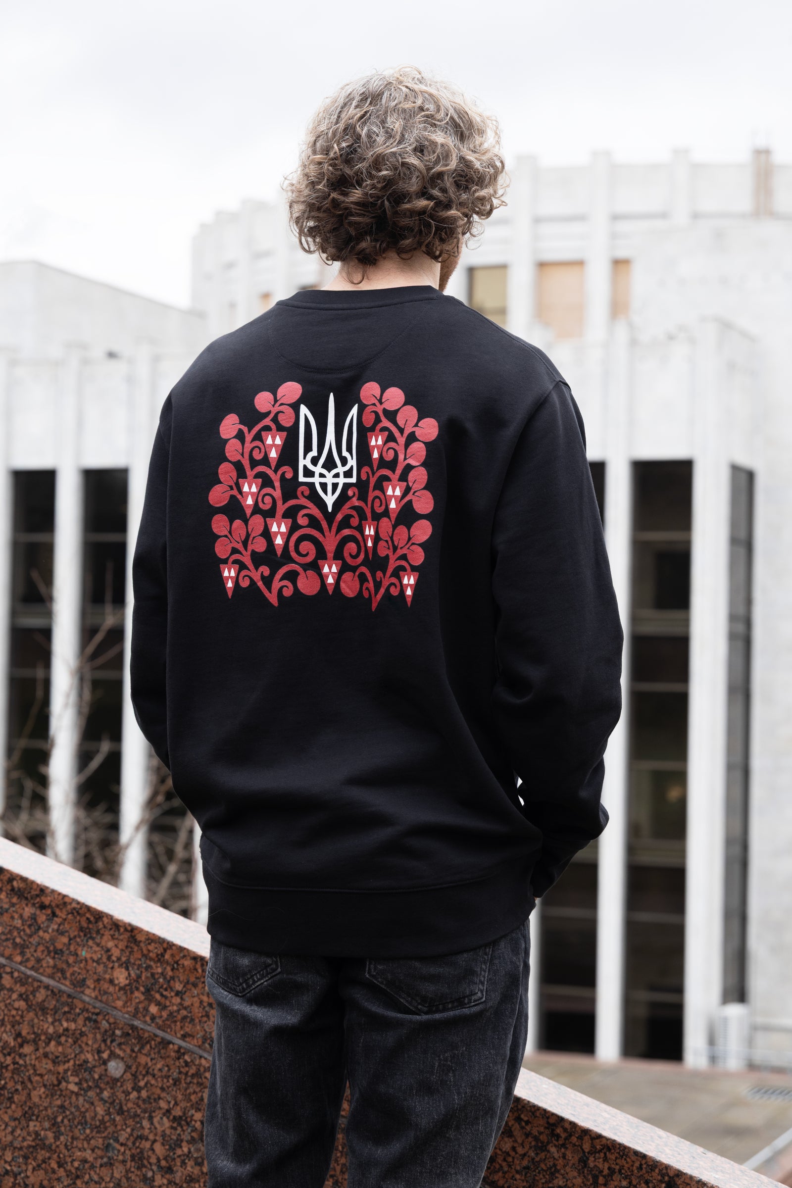 Kyiv Chestnut & Krychevsky sweatshirt (Red)