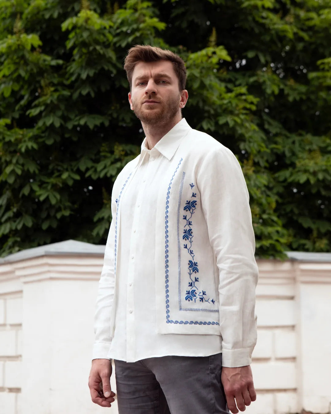 Vyshyvanka Shirt by the Kyiv Independent × Gaptuvalnya