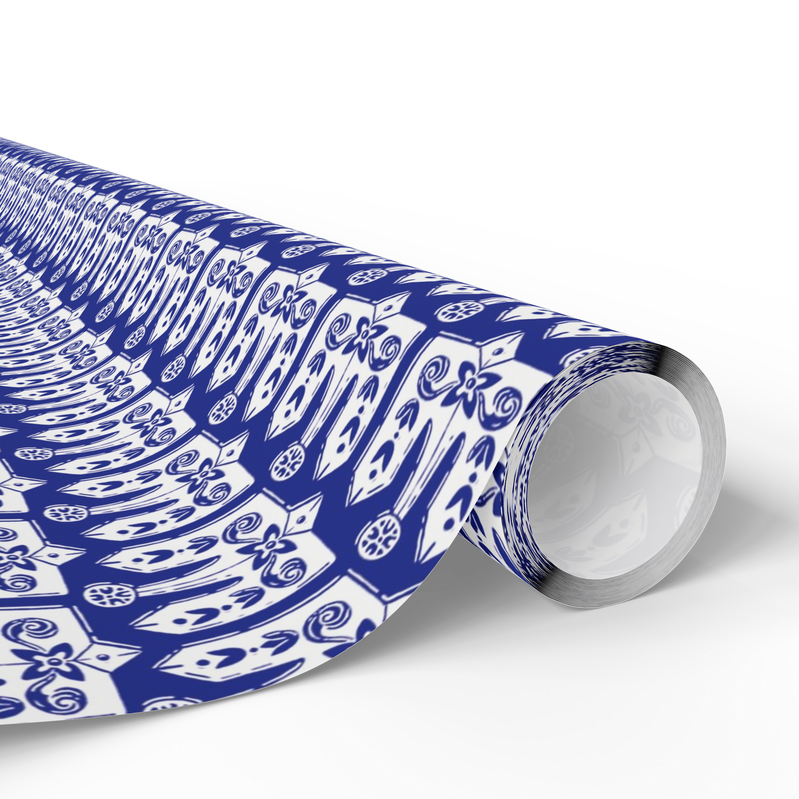 Tryzub wrapping paper (Blue)