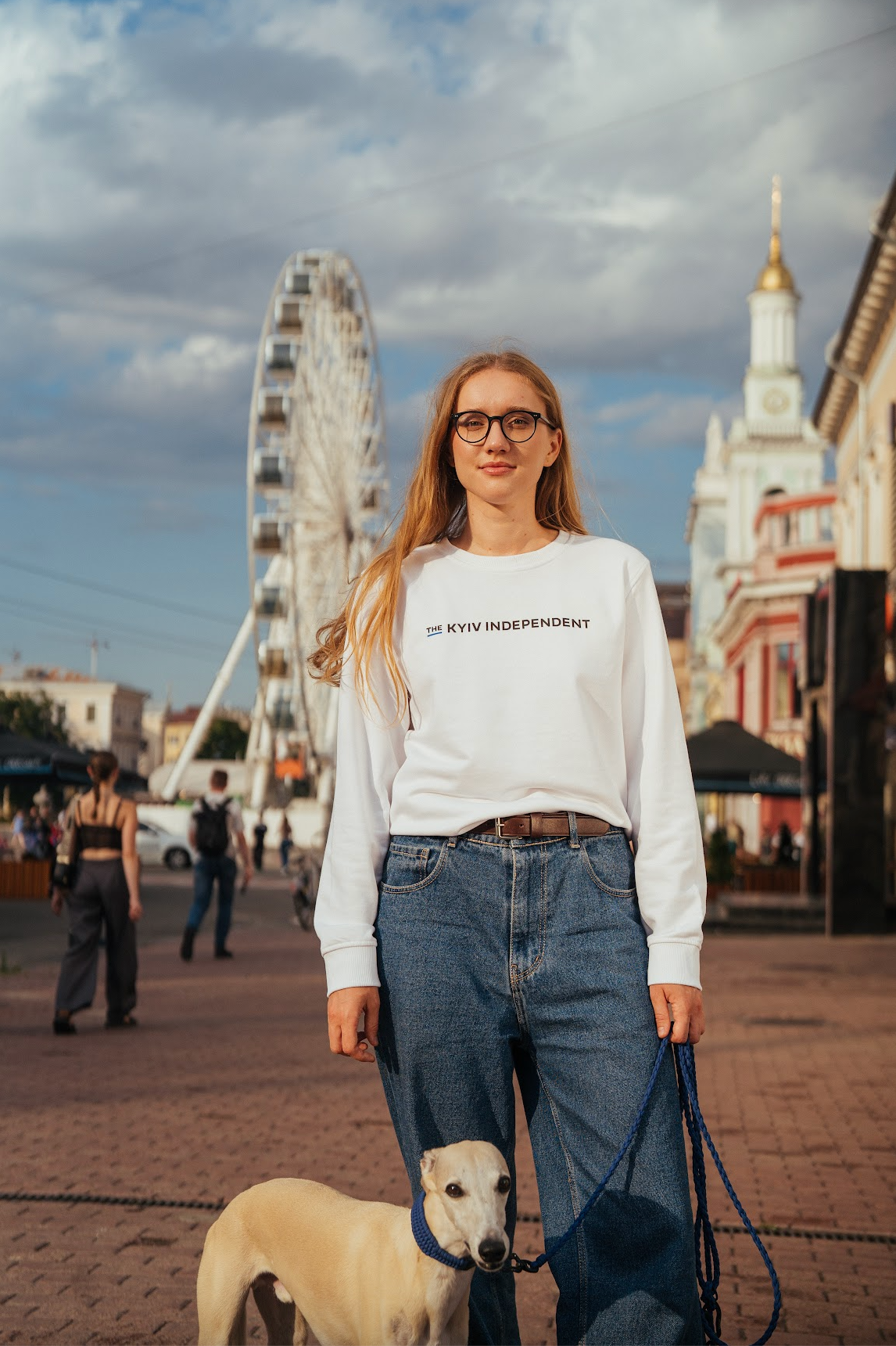 Kyiv Independent logo sweatshirt