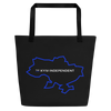 Ukraine map tote bag