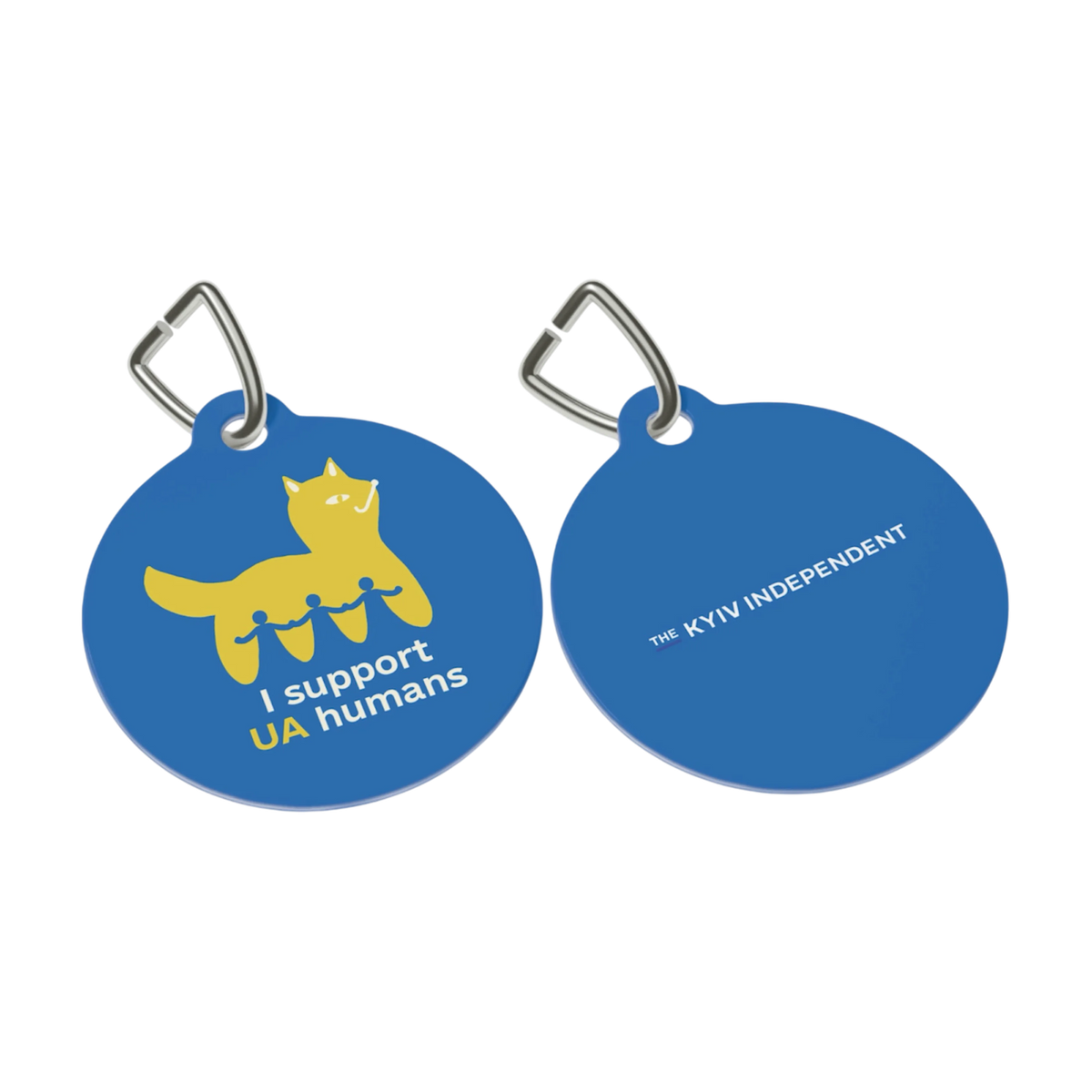 We Are Companions Human T-Shirt and I Support UA Humans Cat Tag
