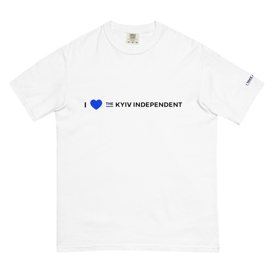 I love the Kyiv Independent White T-shirt
