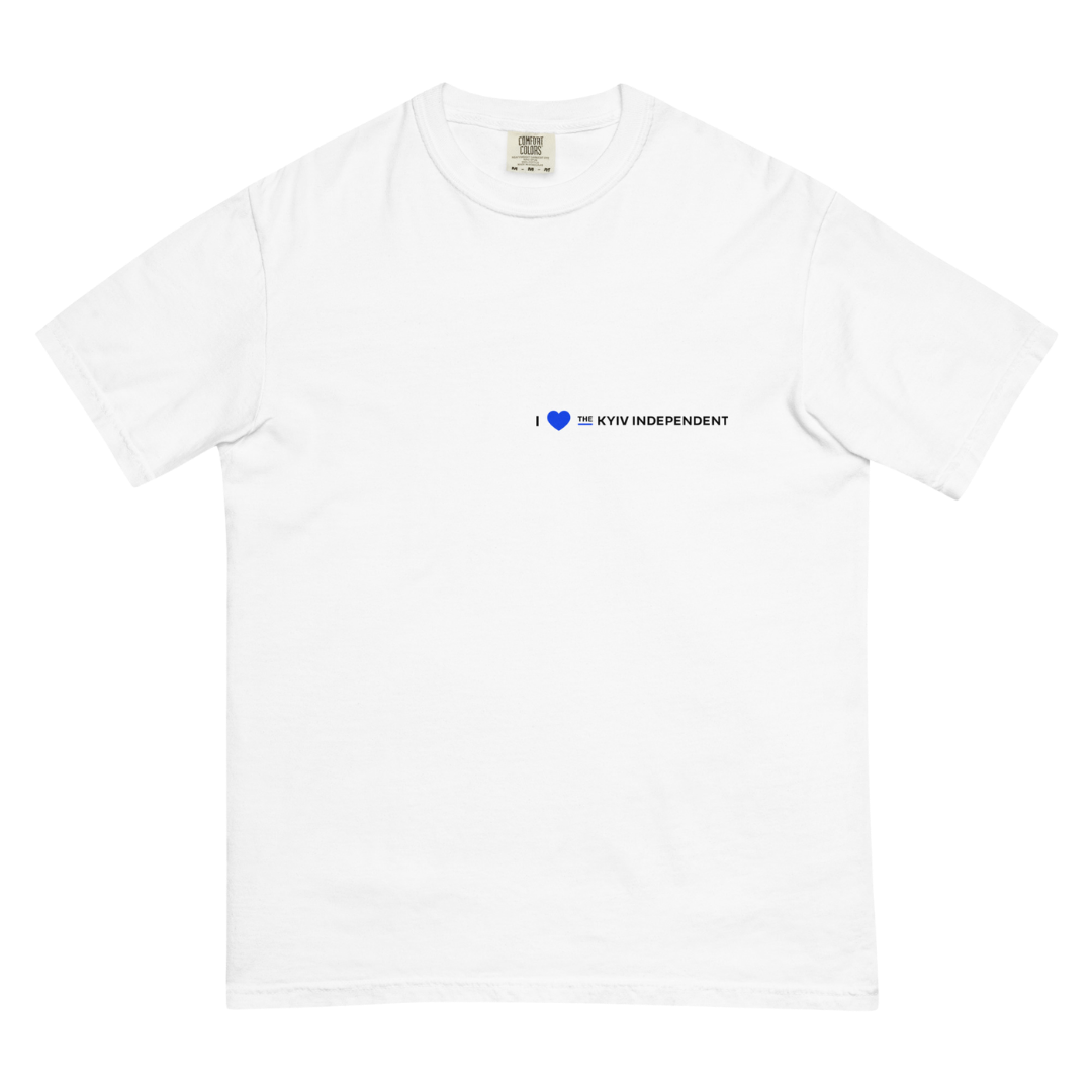 Small Print I love the Kyiv Independent White T-shirt