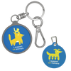 I Support UA Animals Key Ring and I Support UA Humans Dog Tag