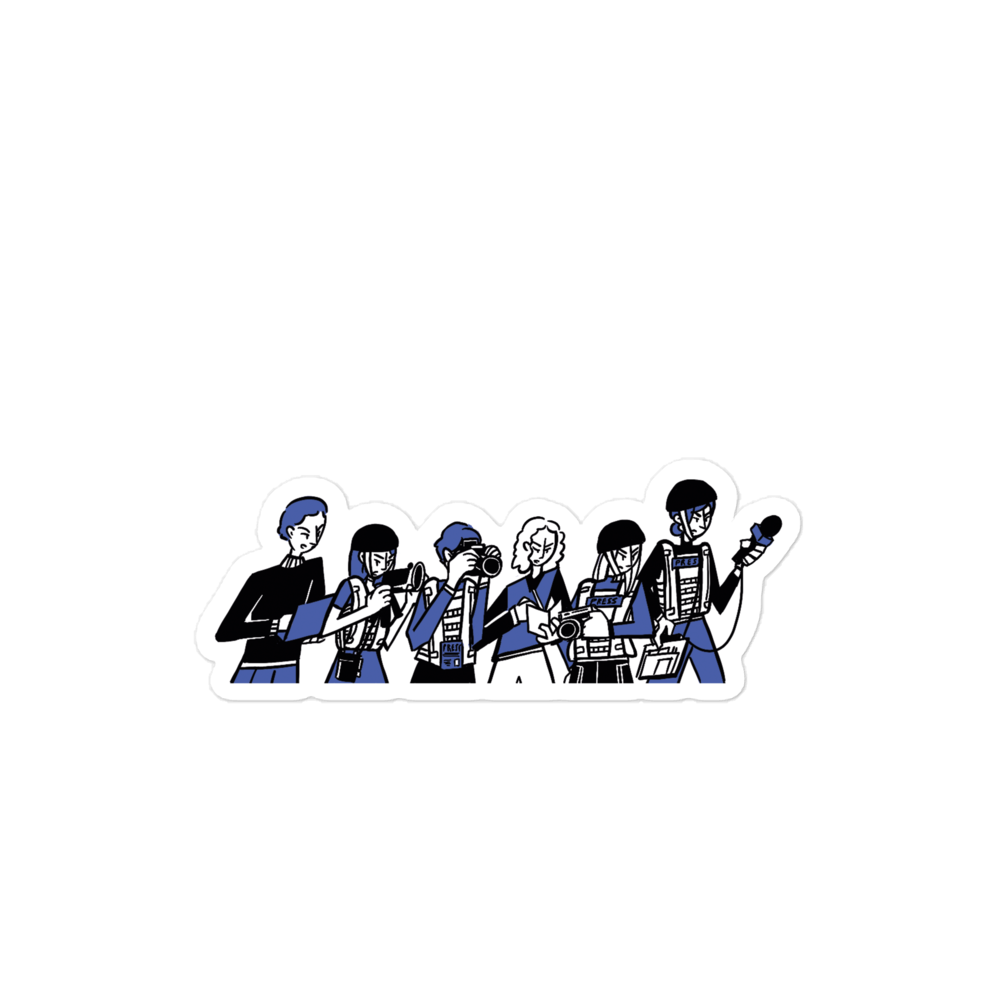 Reporters sticker